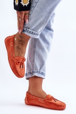 Mokasyny Model Si Passione FT246 Orange - Step in style