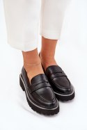 Mokasyny Model Wilamla 100-368 Black Skóra - Step in style