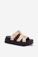 Sandał Klapki Model Elimessa 1140 Beige - Step in style