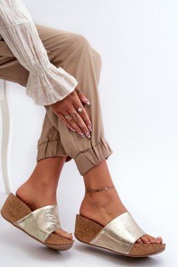 Sandał Klapki Model Zazoo 40289 Gold - Step in style