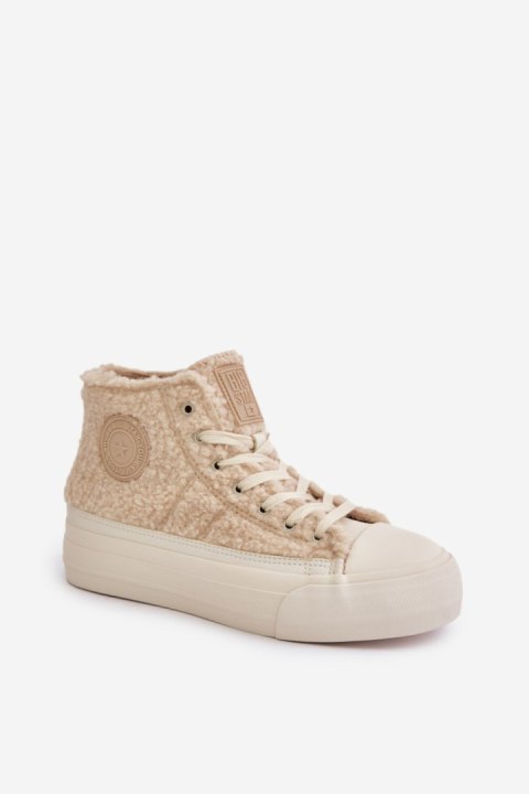 Trampki Model Big Star OO274A444 Beige - Step in style Trampki Model Big Star OO274A444 Beige - Step in style
