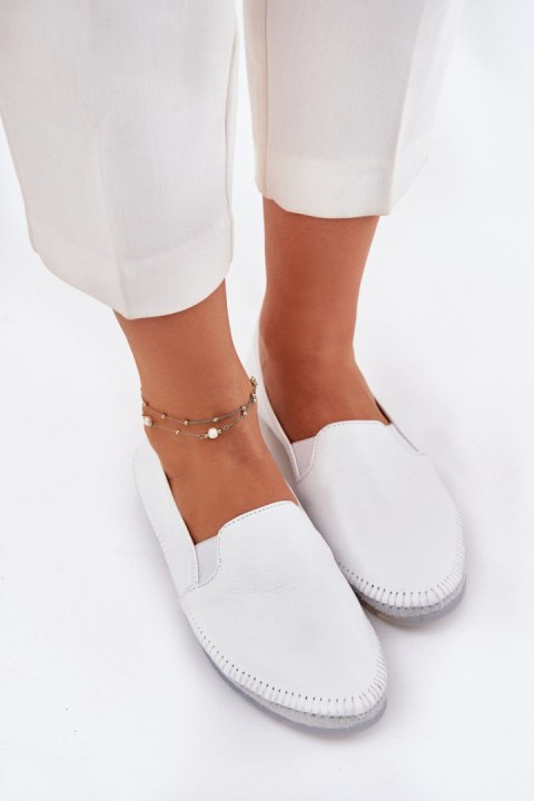 Baleriny Model Maciejka T3512-11 White - Step in style Baleriny Model Maciejka T3512-11 White - Step in style