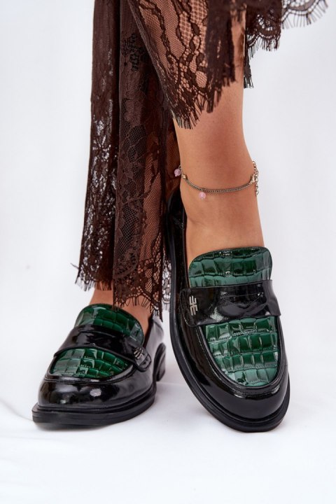 Mokasyny Model Vinceza 91125 Green/Black - Step in style