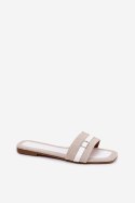 Sandał Klapki Model Zilina N75-60 Beige/White - Step in style