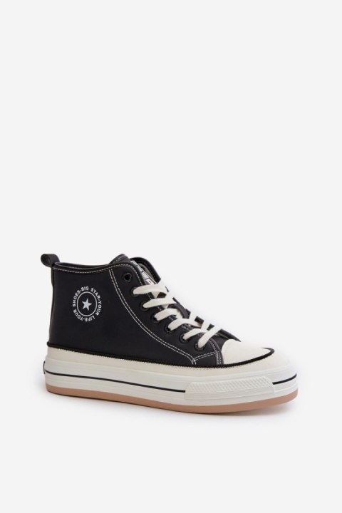 Trampki Model Big Star OO274062 Black - Step in style Trampki Model Big Star OO274062 Black - Step in style