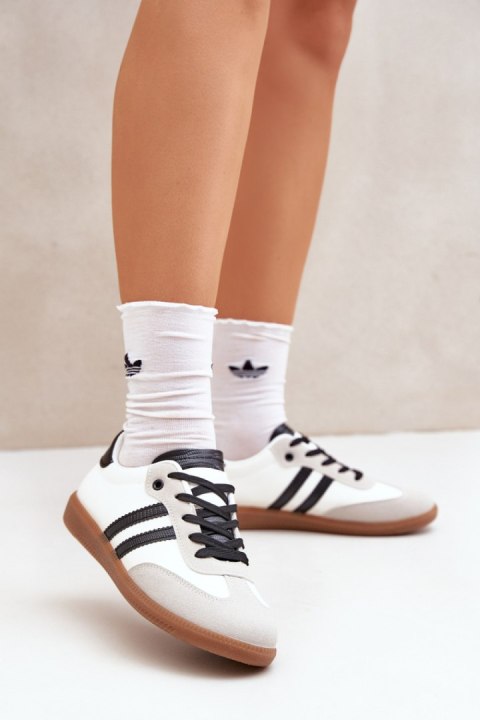 Trampki Model Loredis 24SP26-7364 White/Black - Step in style Trampki Model Loredis 24SP26-7364 White/Black - Step in style