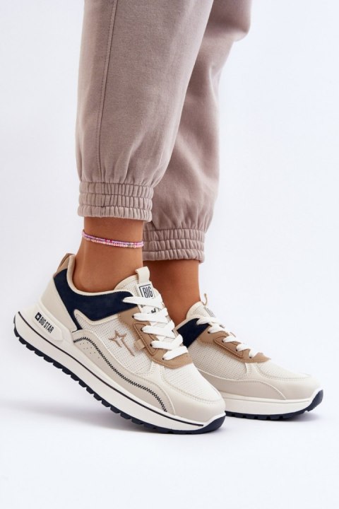 Buty Sportowe Model Big Star NN274A092 Beige - Step in style Buty Sportowe Model Big Star NN274A092 Beige - Step in style