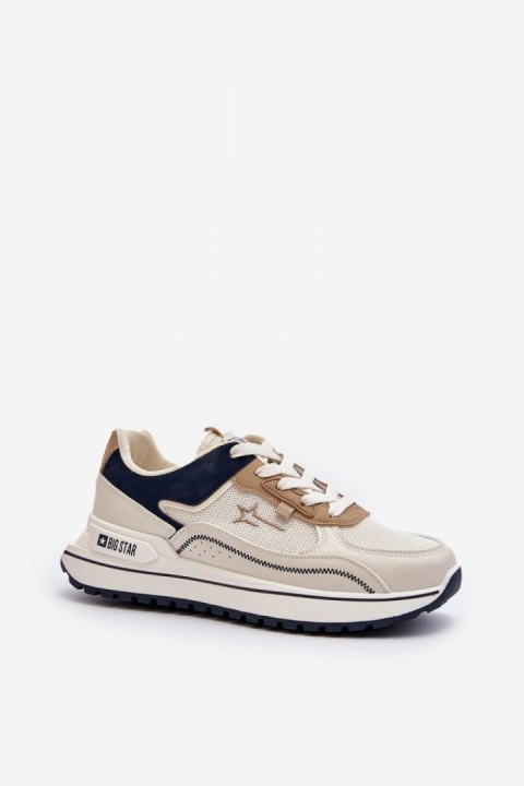 Buty Sportowe Model Big Star NN274A092 Beige - Step in style Buty Sportowe Model Big Star NN274A092 Beige - Step in style