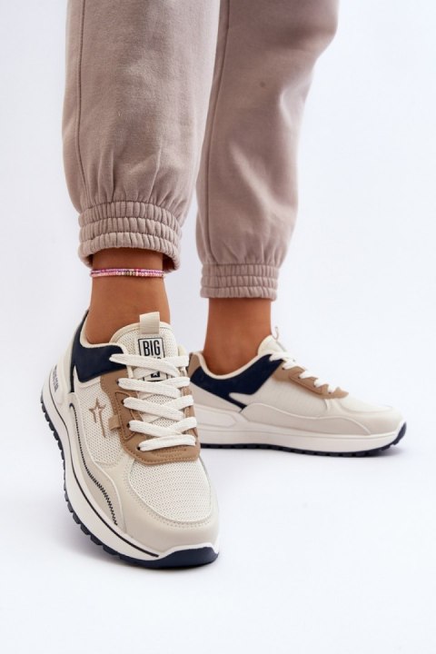 Buty Sportowe Model Big Star NN274A092 Beige - Step in style Buty Sportowe Model Big Star NN274A092 Beige - Step in style