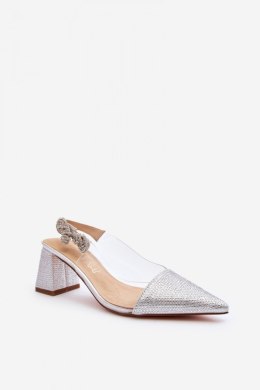 Czółenka Model DA MR91292-1 Silver - Step in style