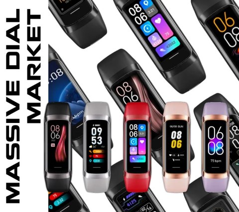 Smartband Damski RUBICON RNCF05 Rose Gold/Berry SMARUB214 Smartband Damski RUBICON RNCF05 Rose Gold/Berry SMARUB214