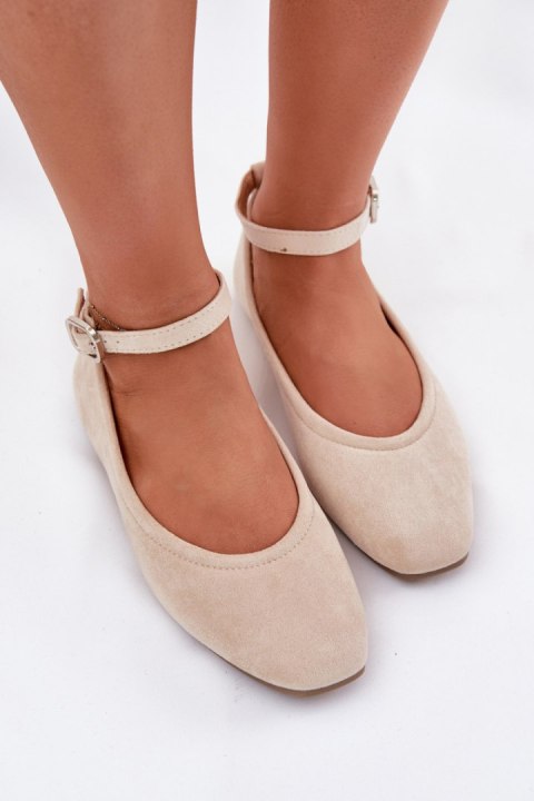 Baleriny Model Deomira 9988-80 Beige - Step in style Baleriny Model Deomira 9988-80 Beige - Step in style