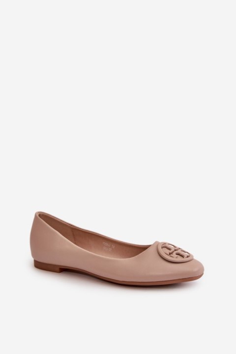 Baleriny Model Rhodike TU252 Beige - Step in style Baleriny Model Rhodike TU252 Beige - Step in style