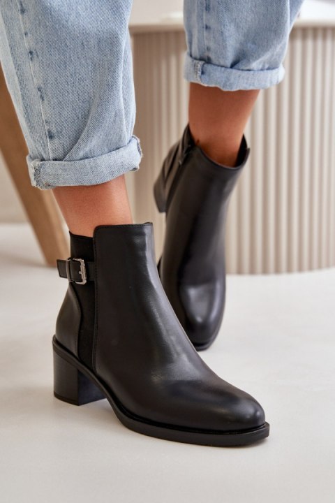Botki Model Nevillira DA110 Black - Step in style Botki Model Nevillira DA110 Black - Step in style