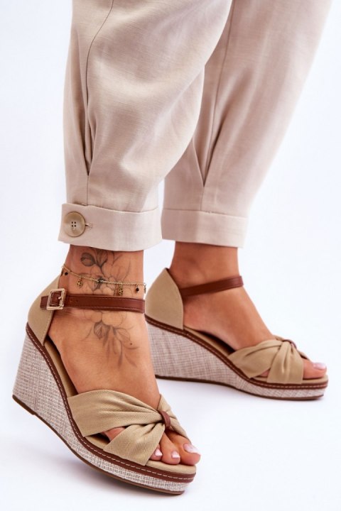 Sandały Model Daphne M338 Beige - Step in style Sandały Model Daphne M338 Beige - Step in style