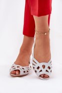Baleriny Model Calgis ASA136-8 Silver - Step in style