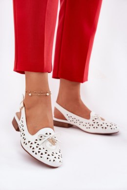 Baleriny Model Navinnia ASA222-7 White - Step in style
