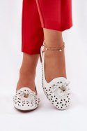 Baleriny Model Navinnia ASA222-7 White - Step in style