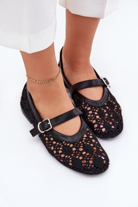 Baleriny Model Orphali C-674 Black - Step in style Baleriny Model Orphali C-674 Black - Step in style