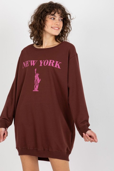 Bluza Damska Model VI-BL-3212.15X Brown/Pink - Factory Price Bluza Damska Model VI-BL-3212.15X Brown/Pink - Factory Price