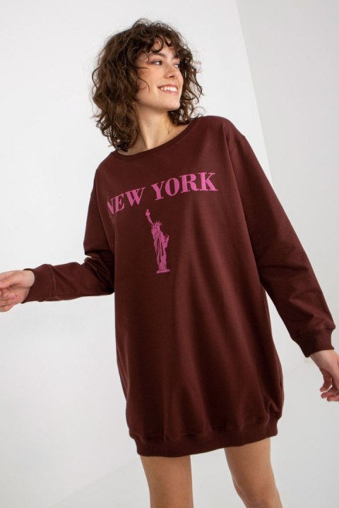 Bluza Damska Model VI-BL-3212.15X Brown/Pink - Factory Price Bluza Damska Model VI-BL-3212.15X Brown/Pink - Factory Price