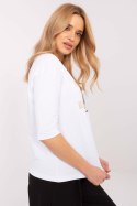 Bluzka Model CLM-BZ-0012.94 White - Factory Price