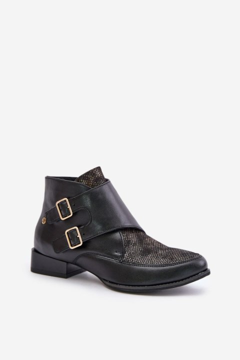 Botki Model Maciejka 06696-01 Black - Step in style Botki Model Maciejka 06696-01 Black - Step in style