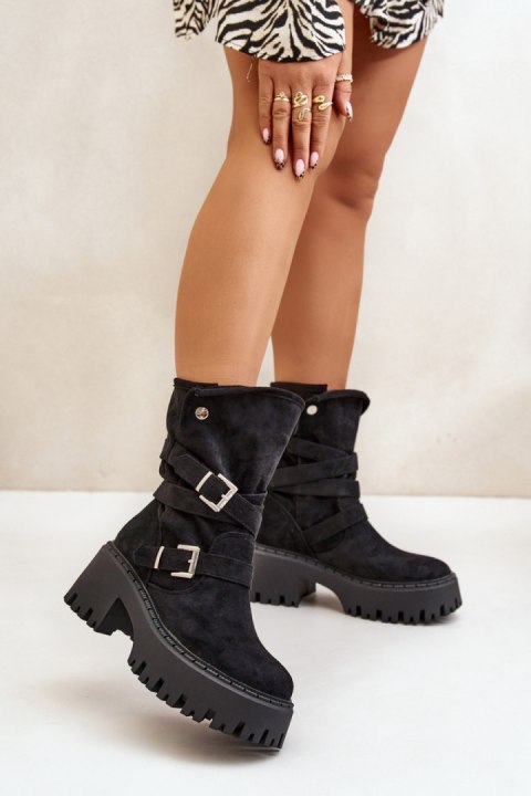 Botki Model Nerelisa QH7825 Black - Step in style Botki Model Nerelisa QH7825 Black - Step in style