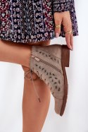 Botki Model S.Barski HY51-185 Beige - Step in style