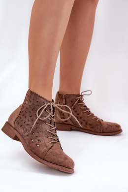 Botki Model S.Barski HY51-185 Brown - Step in style