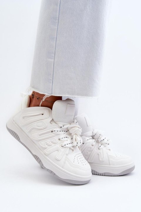 Buty Sportowe Model Berilla JD02 White - Step in style Buty Sportowe Model Berilla JD02 White - Step in style