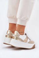 Buty Sportowe Model Telanila PL360 Beige/Gold Wzór - Step in style