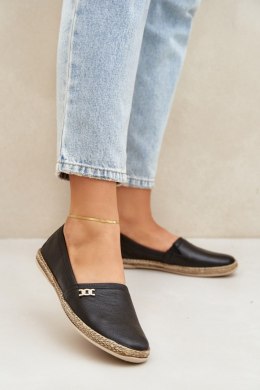 Espadryle Model Zazoo 10177 Black - Step in style
