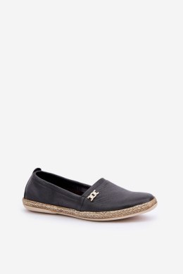 Espadryle Model Zazoo 10177 Black - Step in style