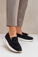 Mokasyny Model Challavia G-55 Black - Step in style