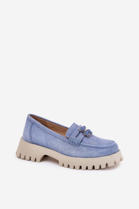 Mokasyny Model Vinceza 79533 Blue - Step in style Mokasyny Model Vinceza 79533 Blue - Step in style
