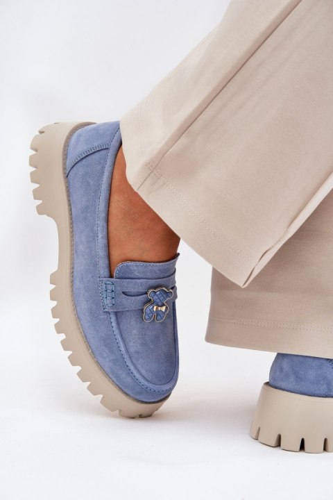 Mokasyny Model Vinceza 79533 Blue - Step in style Mokasyny Model Vinceza 79533 Blue - Step in style