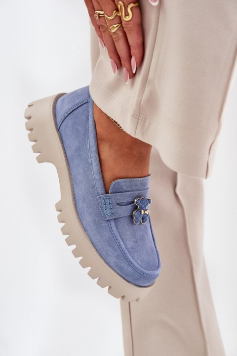 Mokasyny Model Vinceza 79533 Blue - Step in style Mokasyny Model Vinceza 79533 Blue - Step in style