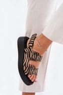 Sandały Model Genorre MAN0888 Zebra Beige/Black - Step in style
