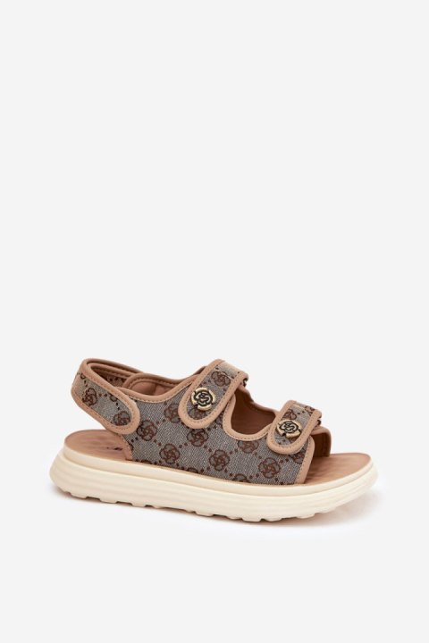 Sandały Model Pefese 88-12 Khaki - Step in style Sandały Model Pefese 88-12 Khaki - Step in style