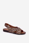 Sandały Model Zazoo 40407 Panterka Brown - Step in style