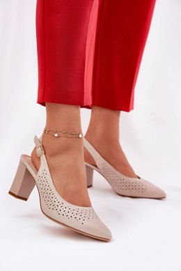 Sandały Modelu Sergio Leone SK163 Beige - Step in style