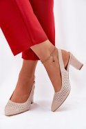 Sandały Modelu Sergio Leone SK163 Beige - Step in style