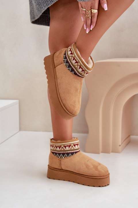 Śniegowce Model Avatharia 20226-4B Camel - Step in style Śniegowce Model Avatharia 20226-4B Camel - Step in style