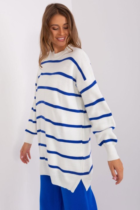 Sweter Damski Model TO-SW-1309.31 Cobalt - Factory Price Sweter Damski Model TO-SW-1309.31 Cobalt - Factory Price