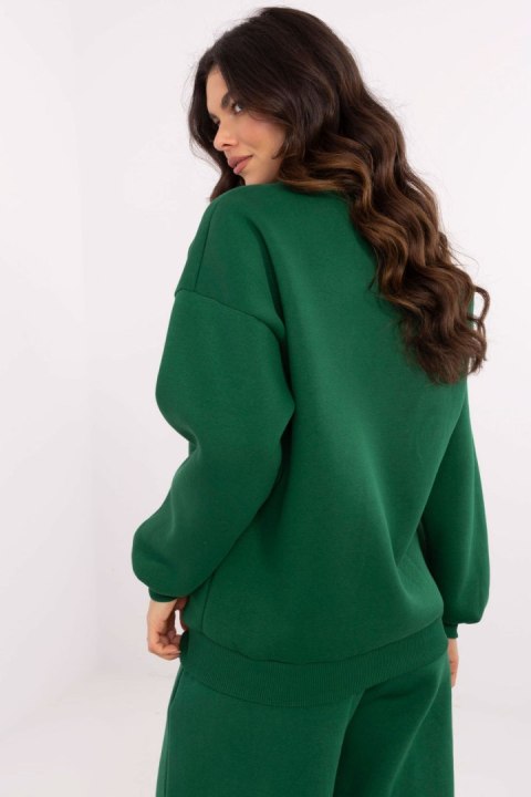 Bluza Damska Model EM-BL-617-15.51P Dark Green - Factory Price Bluza Damska Model EM-BL-617-15.51P Dark Green - Factory Price