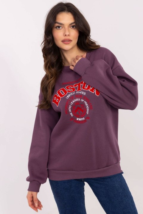 Bluza Damska Model EM-BL-617-15.55P Dark Violet - Factory Price Bluza Damska Model EM-BL-617-15.55P Dark Violet - Factory Price