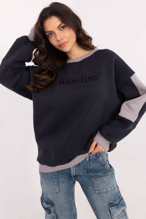 Bluza Damska Model EM-BL-983.10X Navy - Factory Price Bluza Damska Model EM-BL-983.10X Navy - Factory Price