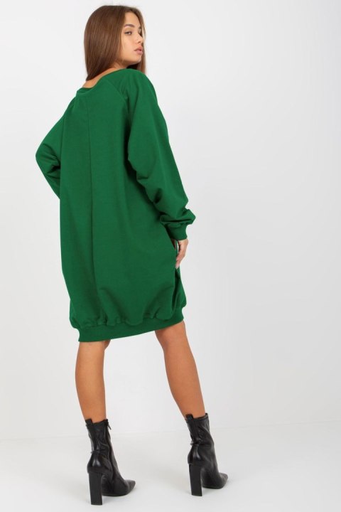 Bluza Damska Model VI-BL-3113.73P Dark Green - Factory Price Bluza Damska Model VI-BL-3113.73P Dark Green - Factory Price
