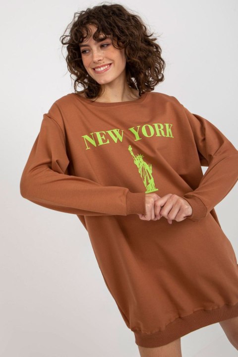 Bluza Damska Model VI-BL-3212.15X Brown/Green - Factory Price Bluza Damska Model VI-BL-3212.15X Brown/Green - Factory Price